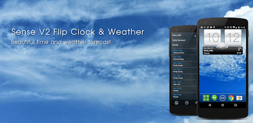 Sense V2 Flip Clock & Weather PC screenshot