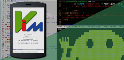 DroidVim PC screenshot DroidVim PC screenshot