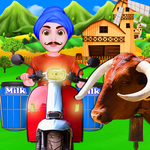 Dairy Cow Milk Factory Farm icon