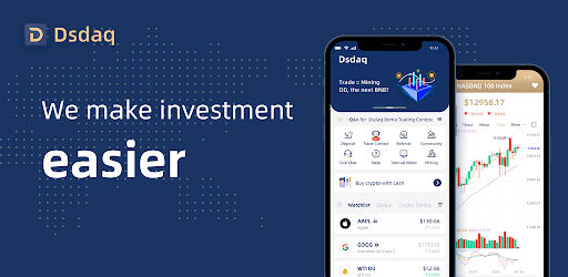 Dsdaq - Buy stock with Bitcoin PC screenshot