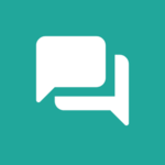 Text bubble stickers for WhatsApp icon