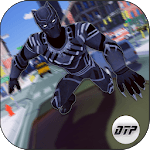 Grand Panther Flying Superhero City Battle icon