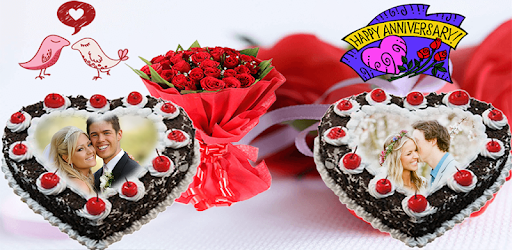 Anniversary Cake Dual Photo Frame PC screenshot