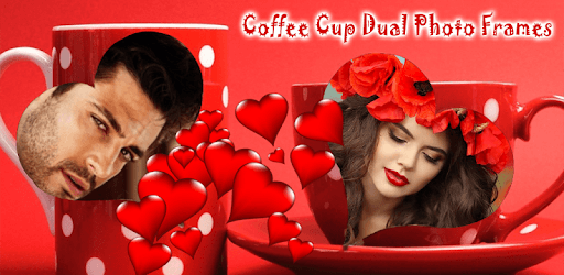 Coffee Cup Dual Photo Frames PC screenshot