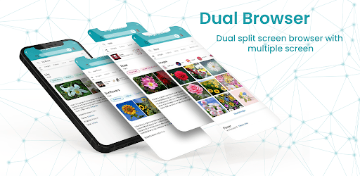 Dual split screen: browser with multiple screen PC screenshot Dual split screen: browser with multiple screen PC screenshot