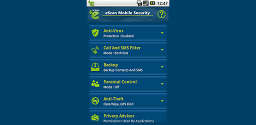 eScan Mobile Security PC screenshot eScan Mobile Security PC screenshot