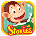 Monkey Stories: books, reading games for kids icon