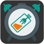 Full Battery Charge Alarm and Theft Security Alert icon
