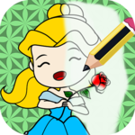 Kids Princess Coloring Book 🎨 for PC