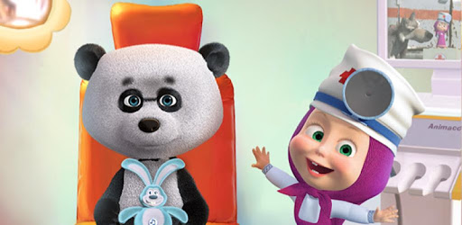 Masha and the Bear: Free Dentist Games for Kids PC screenshot