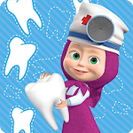 Masha and the Bear: Free Dentist Games for Kids icon
