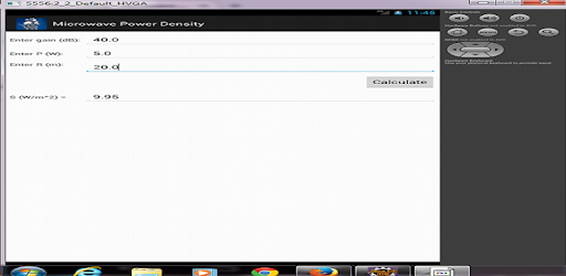 Microwave Power Density PC screenshot Microwave Power Density PC screenshot