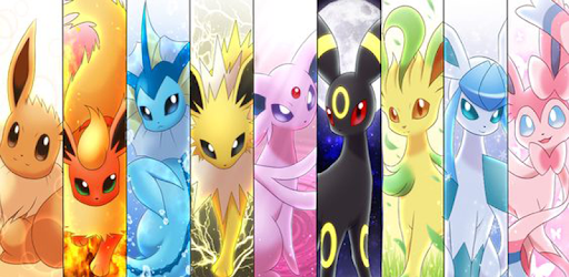 Eevee Evolution Wallpaper PC screenshot Eevee Evolution Wallpaper PC screenshot