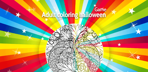 Adult coloring halloween PC screenshot