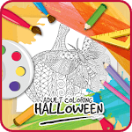 Adult coloring halloween for PC