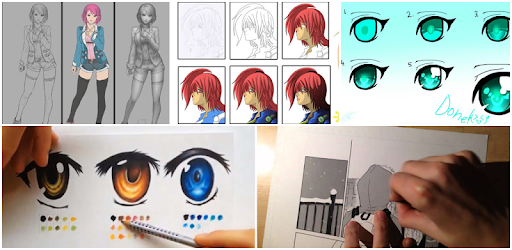 Free Anime Drawings Tutorial PC screenshot