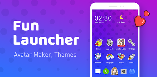 Fun Launcher - Avatar Maker, Themes PC screenshot