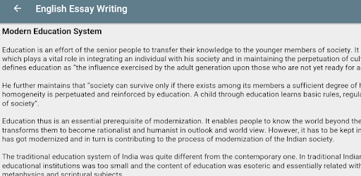 English Paragraph Essay Writing PC screenshot