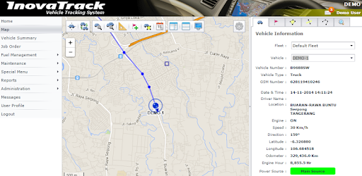 InovaTrack PC screenshot