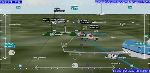 ADSB Flight Tracker PC screenshot