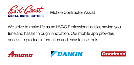 East Coast Metal Distributors HVAC Assist PC screenshot East Coast Metal Distributors HVAC Assist PC screenshot