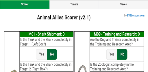 FLL Animal Allies Scorer PC screenshot