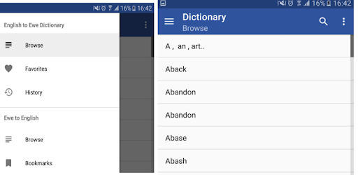 Ewe Dictionary PC screenshot