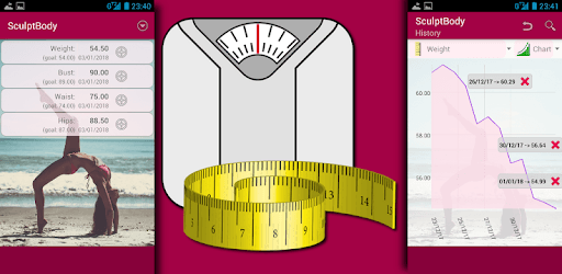 SculptBody - Body Measurement/Weight Loss Tracker PC screenshot