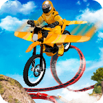Flying Motorbike Stunts icon