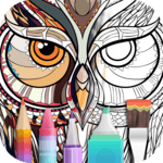 Coloring Book for family icon