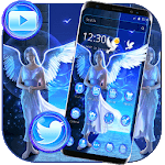 Blue Silver Fairy Girl Theme icon