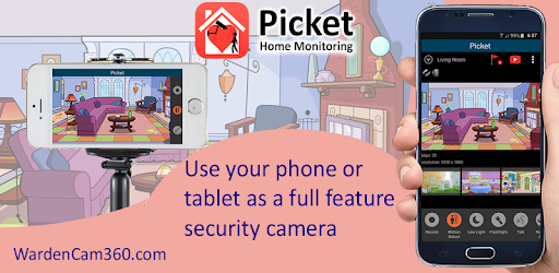 Smart Home Surveillance Picket - reuse old phones PC screenshot