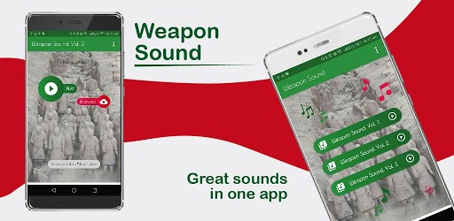 Weapon Sound effects amazing ringtones for phone. PC screenshot