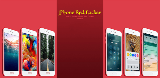 Phone 7 Red OS 11 LockScreen PC screenshot Phone 7 Red OS 11 LockScreen PC screenshot