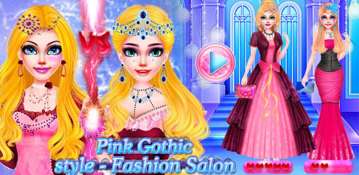 Pink Gothic Style - Fashion Salon PC screenshot Pink Gothic Style - Fashion Salon PC screenshot