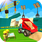 Football Stadium Builder Construction Crane Game icon