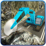 Heavy Excavator Rock Mining 3D icon
