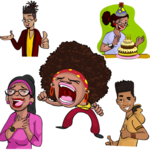 African American Stickers & Emojis - AFRO Emojis for PC