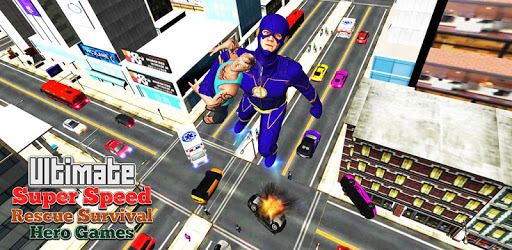 Super Speed Rescue Survival: Flying Hero Games PC screenshot