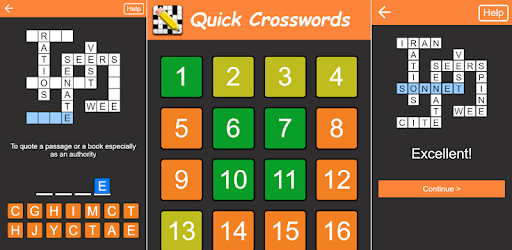Quick Crosswords (English) PC screenshot