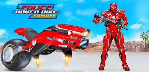 Flying Moto Robot Hero Hover Bike Robot Game PC screenshot