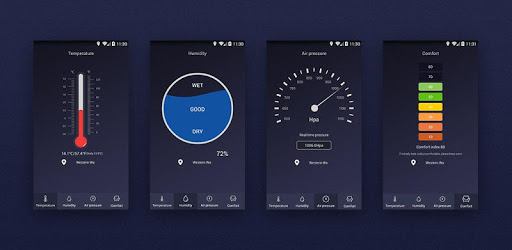 Thermometer - Hygrometer & room temperature app PC screenshot Thermometer - Hygrometer & room temperature app PC screenshot