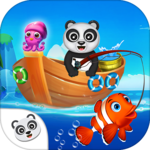 Happy Fisher Panda: Ultimate Fishing Mania Games icon