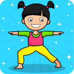 Yoga for Kids and Family fitness - Easy Workout icon