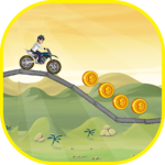 Crazy Jungle Ben MotoBike Race - Motor Hill Racing icon