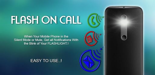 Flashlight on call, SMS and Alerts PC screenshot