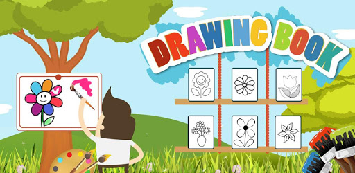 Flower Coloring Book & Drawing Book PC screenshot Flower Coloring Book & Drawing Book PC screenshot