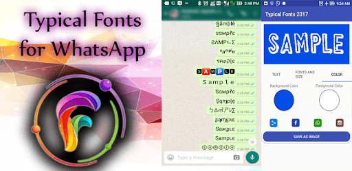 Fonts for whstApp 2019 PC screenshot Fonts for whstApp 2019 PC screenshot