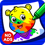 Learning & Coloring Game for Kids & Preschoolers icon