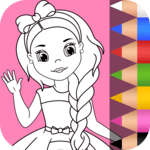 Princess Coloring for Kids 2 icon
